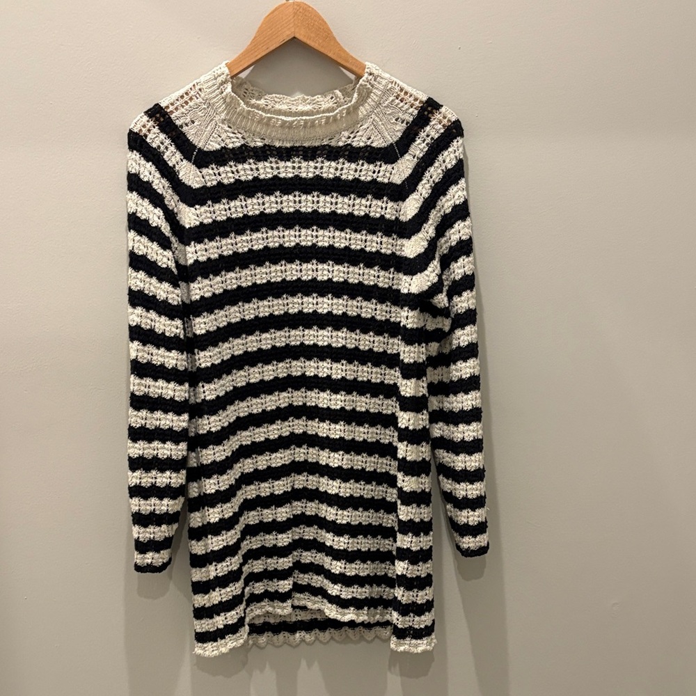 Beyond the sea knit mini dress